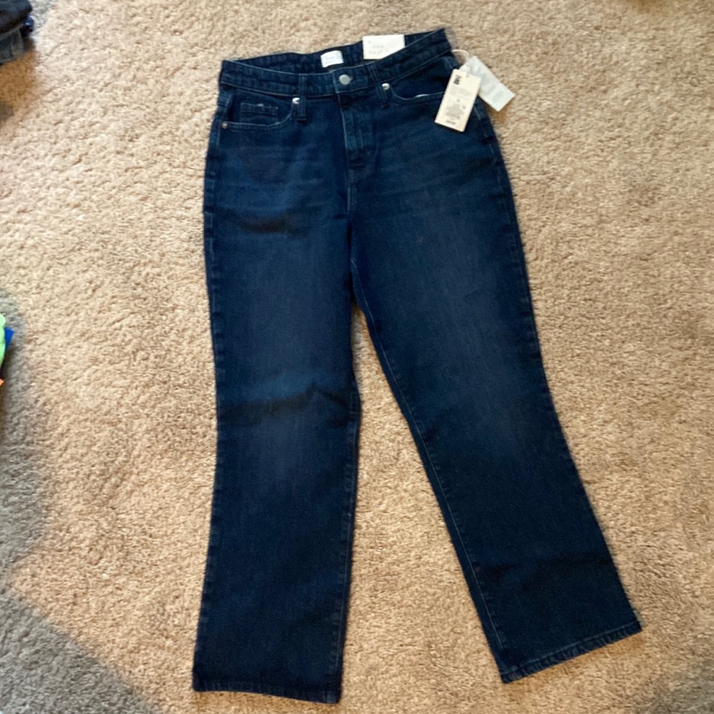 A New Day Womens Blue Dark Wash High Rise Bootcut Leg Denim Jeans 6 NWT